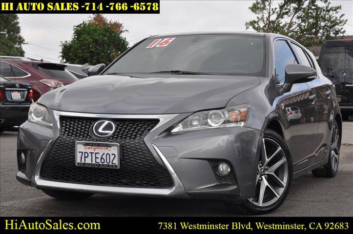 2016 Lexus CT CT 200h — Hatchback — 138,139 mi — Westminster, CA