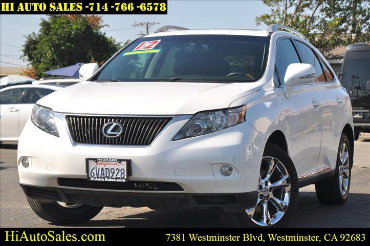 2012 Lexus RX RX 350 — SUV — 131,994 mi — Westminster, CA