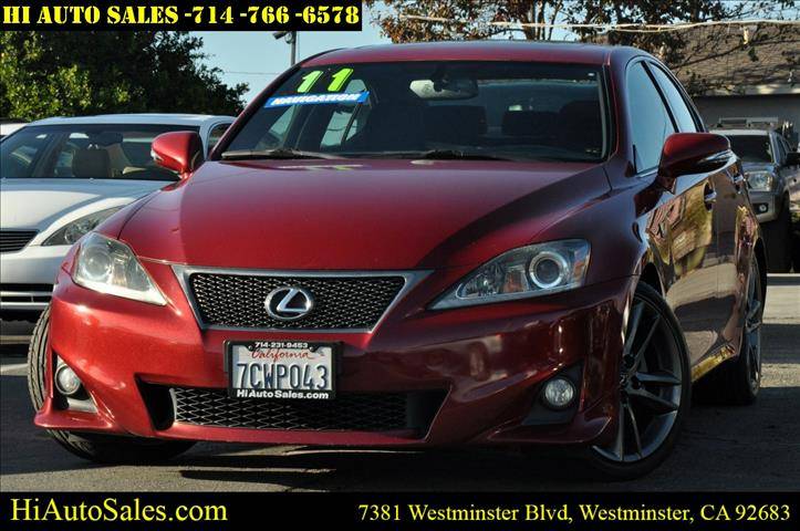 2011 Lexus IS IS 250 — Sedan — 128,547 mi — Westminster, CA