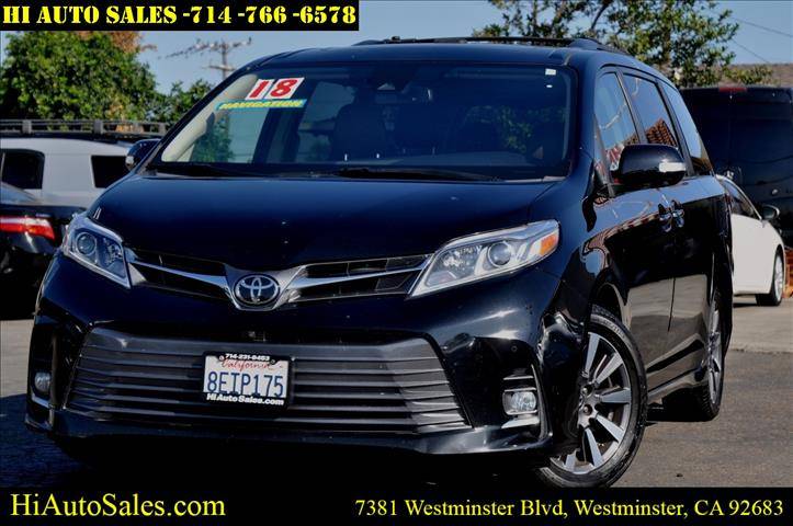 2018 Toyota Sienna Limited — Minivan — 69,744 mi — Westminster, CA