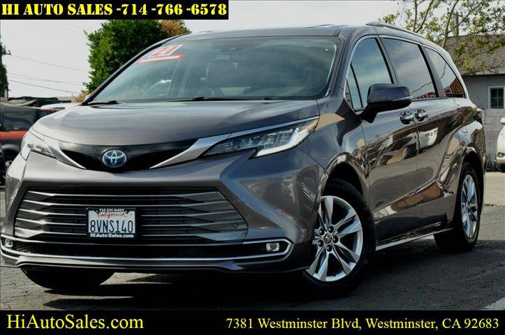 2021 Toyota Sienna Limited — Minivan — 122,387 mi — Westminster, CA