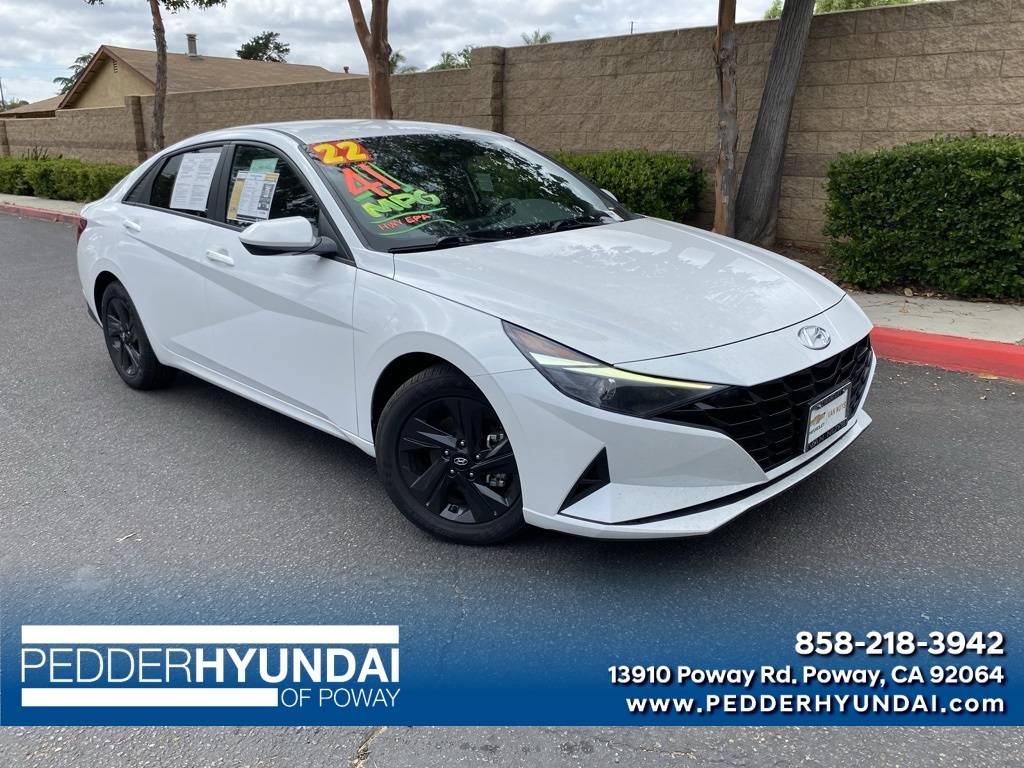 2022 Hyundai Elantra SEL — Sedan — 40,225 mi — Poway, CA