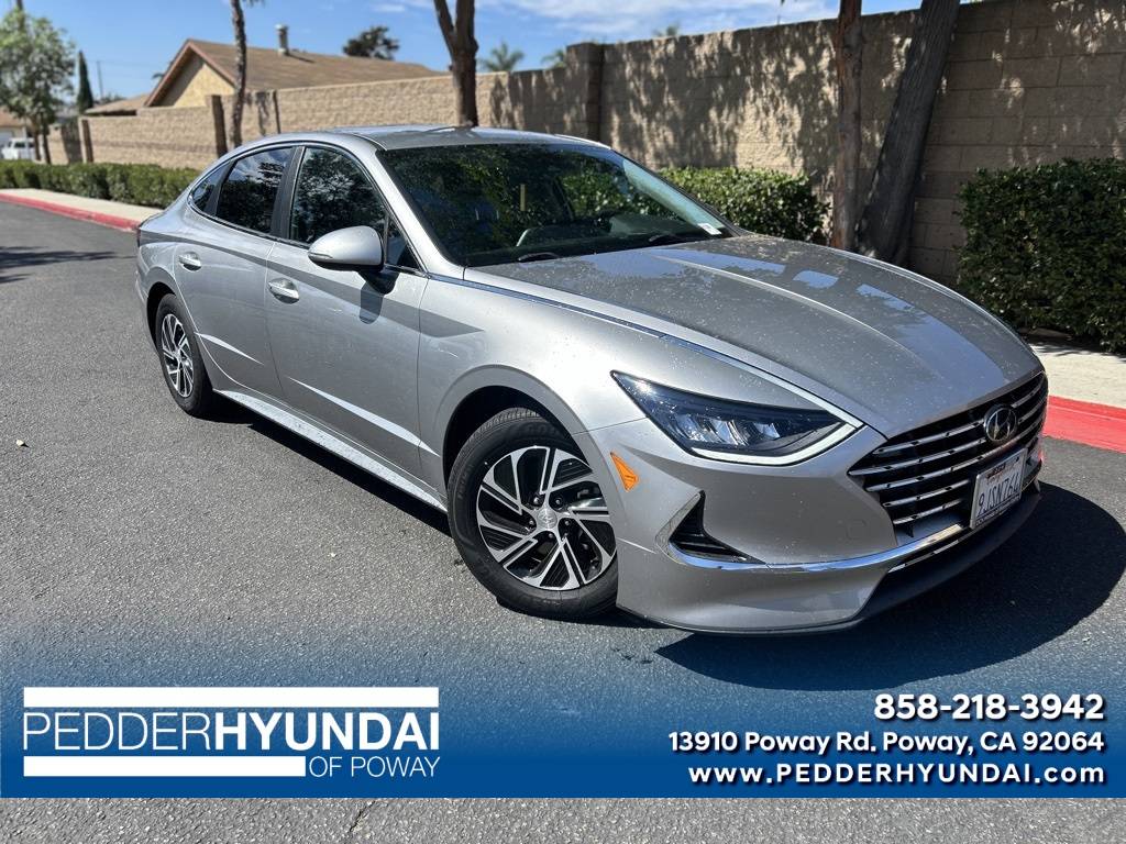 2021 Hyundai Sonata Hybrid Blue — Sedan — 41,350 mi — Poway, CA