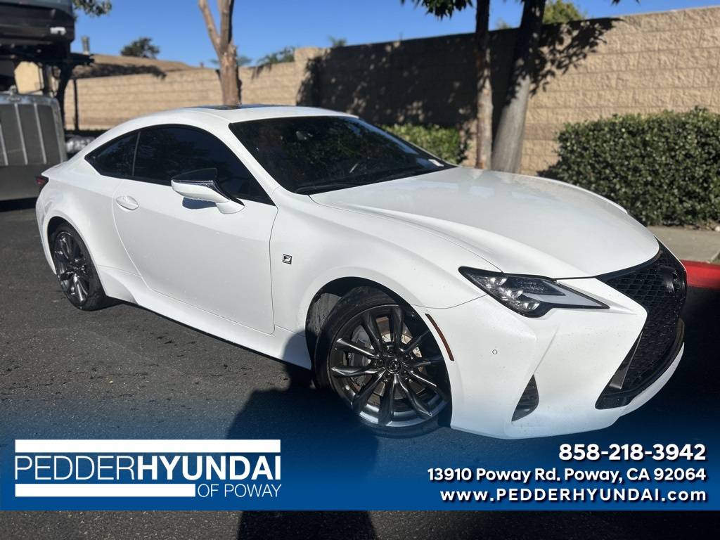 2022 Lexus RC RC 350 F SPORT — Coupe — 36,043 mi — Poway, CA