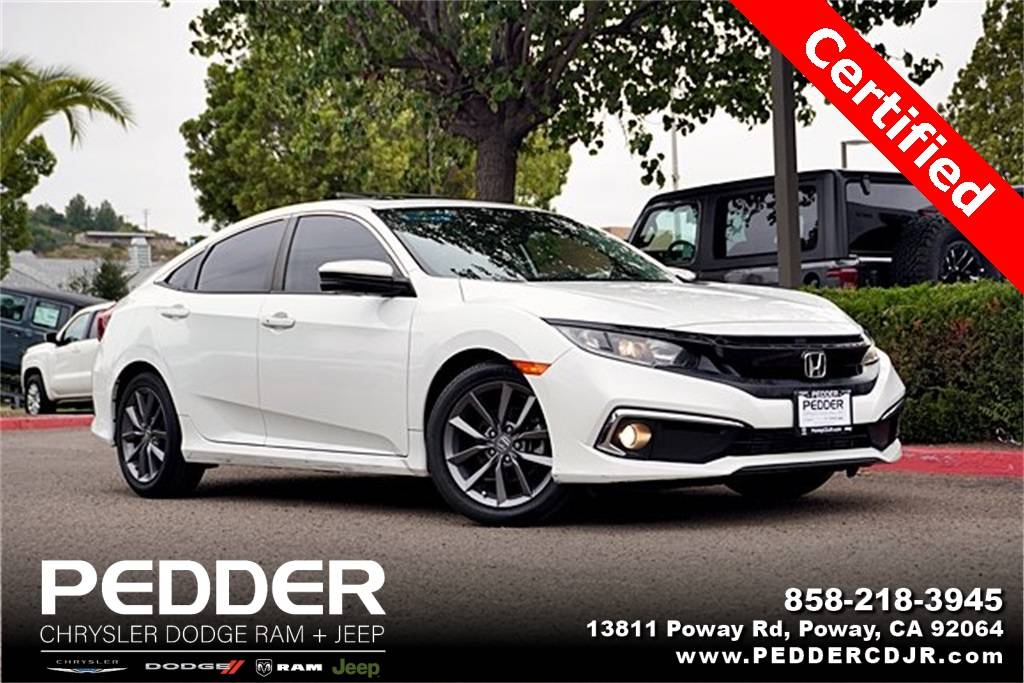2021 Honda Civic EX-L — Sedan — 58,265 mi — Poway, CA