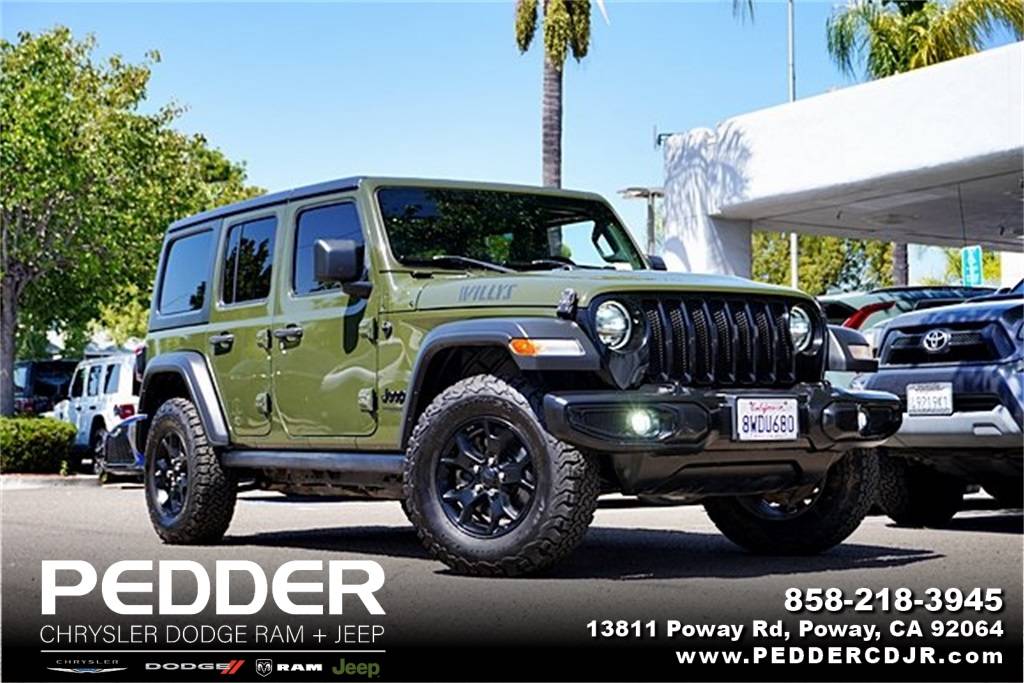 2021 Jeep Wrangler Willys — SUV — 83,147 mi — Poway, CA