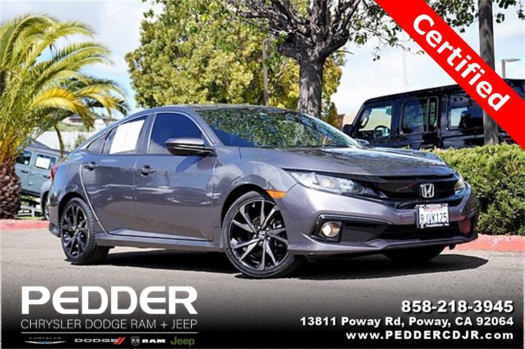 2019 Honda Civic Sport — Sedan — 69,074 mi — Poway, CA