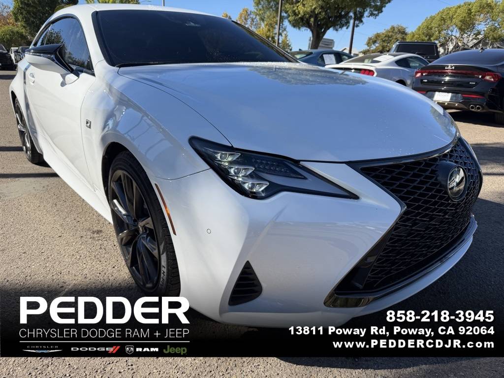 2023 Lexus RC RC 350 F SPORT — Coupe — 21,531 mi — Poway, CA