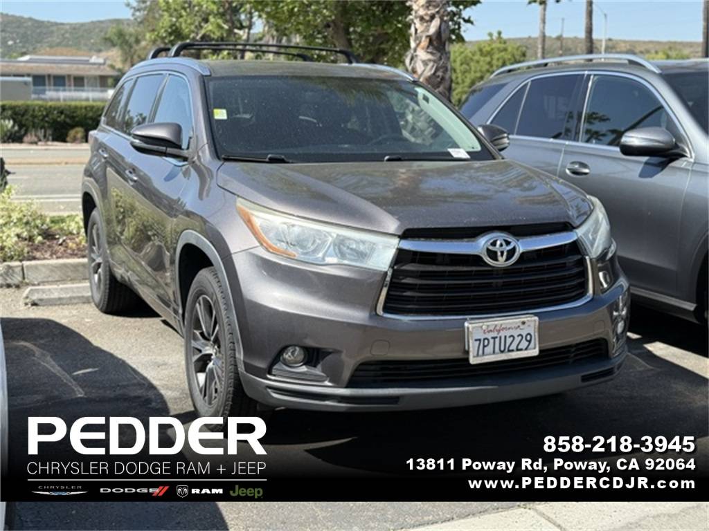 2016 Toyota Highlander XLE — SUV — 80,901 mi — Poway, CA
