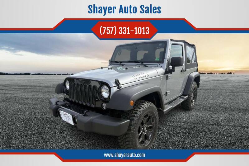 2017 Jeep Wrangler Willys Wheeler — SUV — 23,875 mi — Cape charles, VA