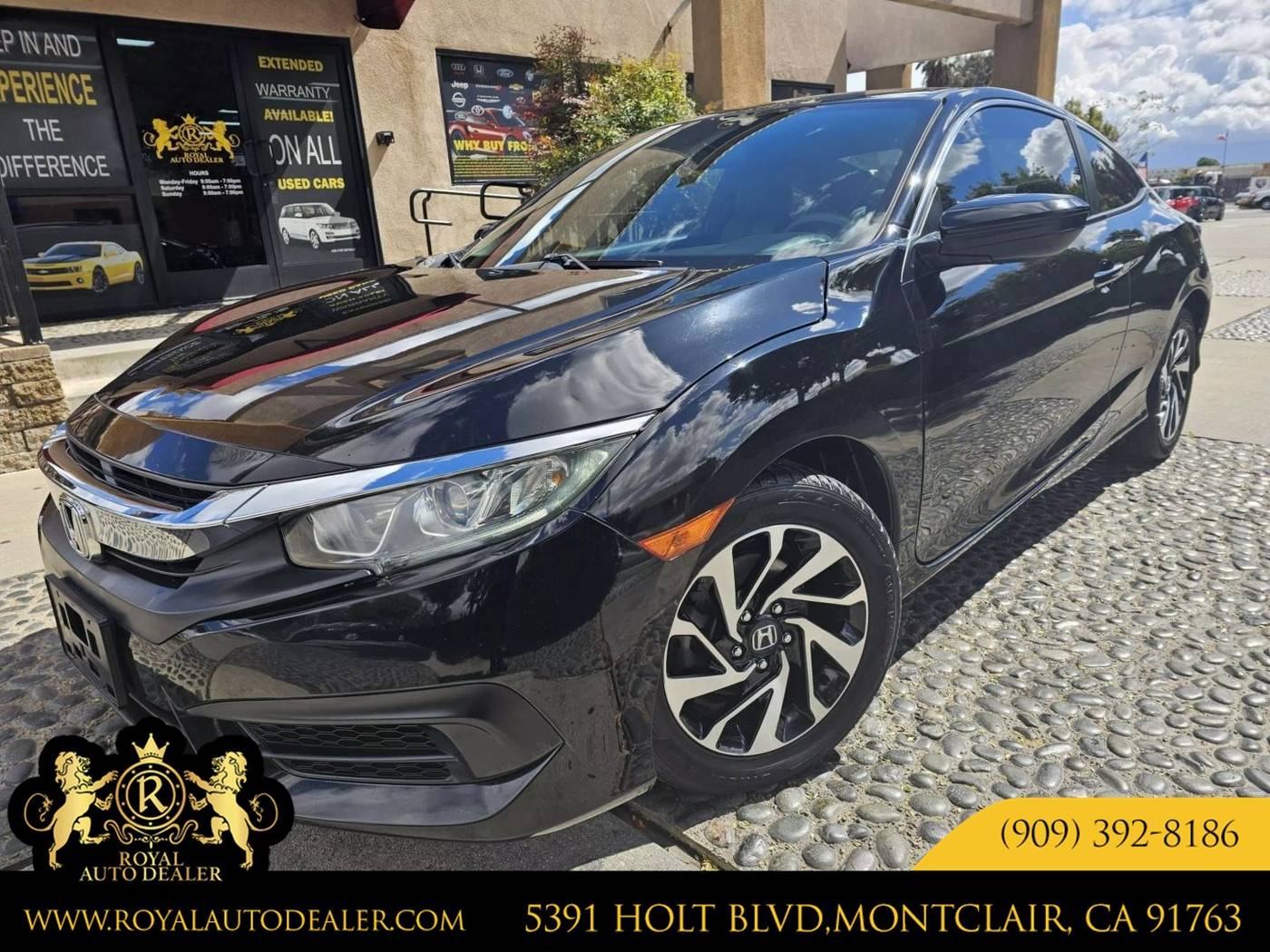 2016 Honda Civic LX — Coupe — 60,562 mi — Montclair, CA