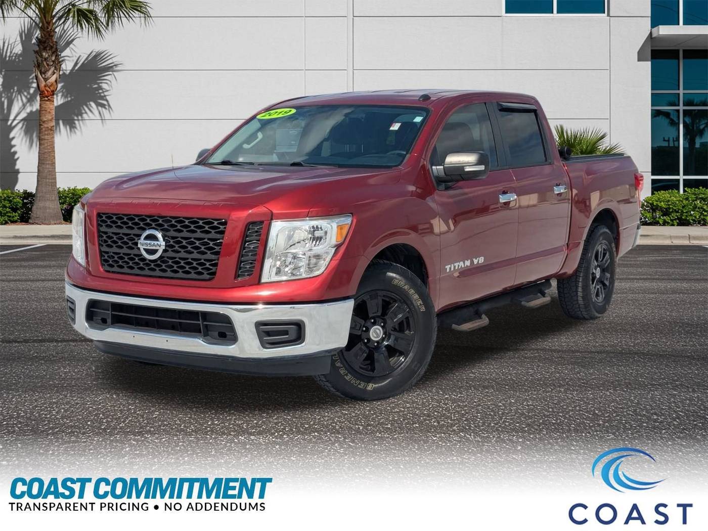 2019 Nissan Titan SV — Pickup Truck — 55,129 mi — Port Richey, FL