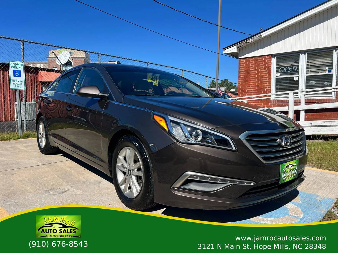 2015 Hyundai Sonata SE — Sedan — 122,358 mi — Hope Mills, NC
