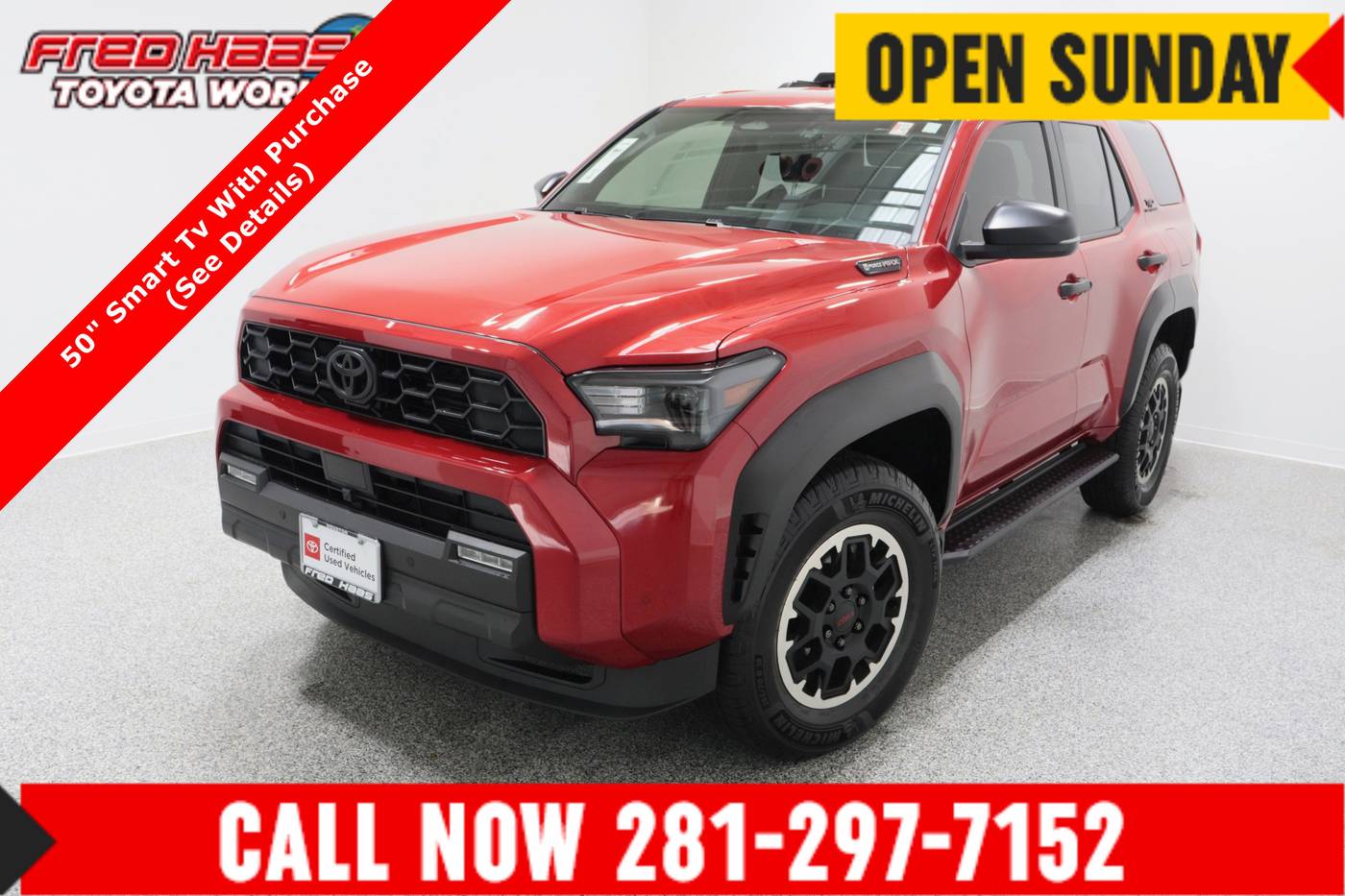 2025 Toyota 4Runner Hybrid TRD Off Road — SUV — 9,466 mi — Spring, TX