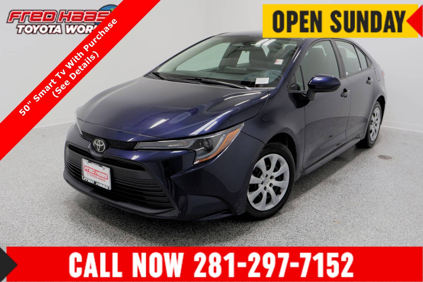2023 Toyota Corolla LE — Sedan — 56,050 mi — Spring, TX