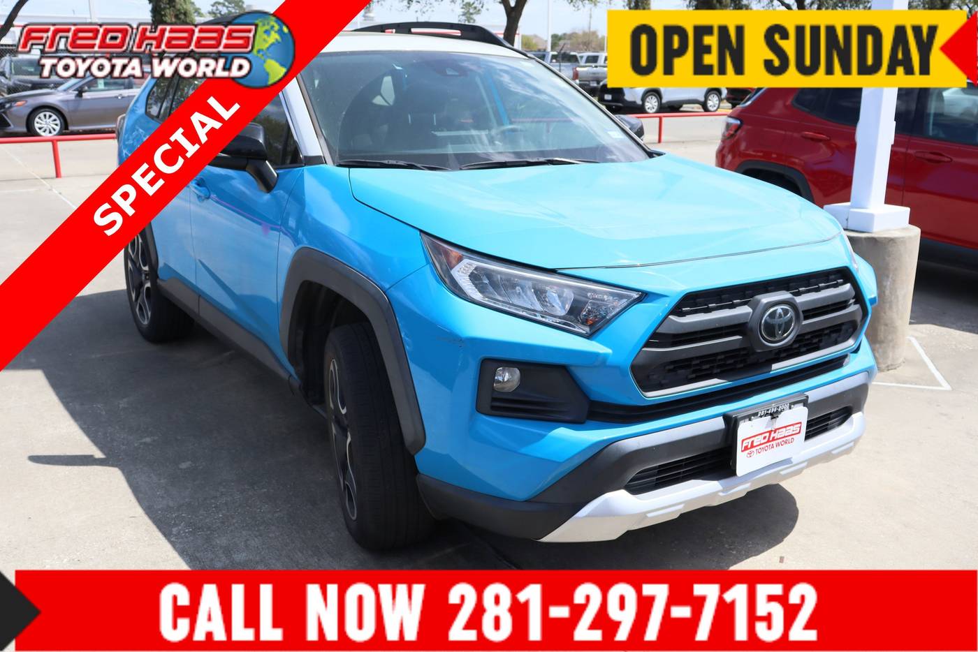 2019 Toyota RAV4 Adventure — SUV — 47,604 mi — Spring, TX