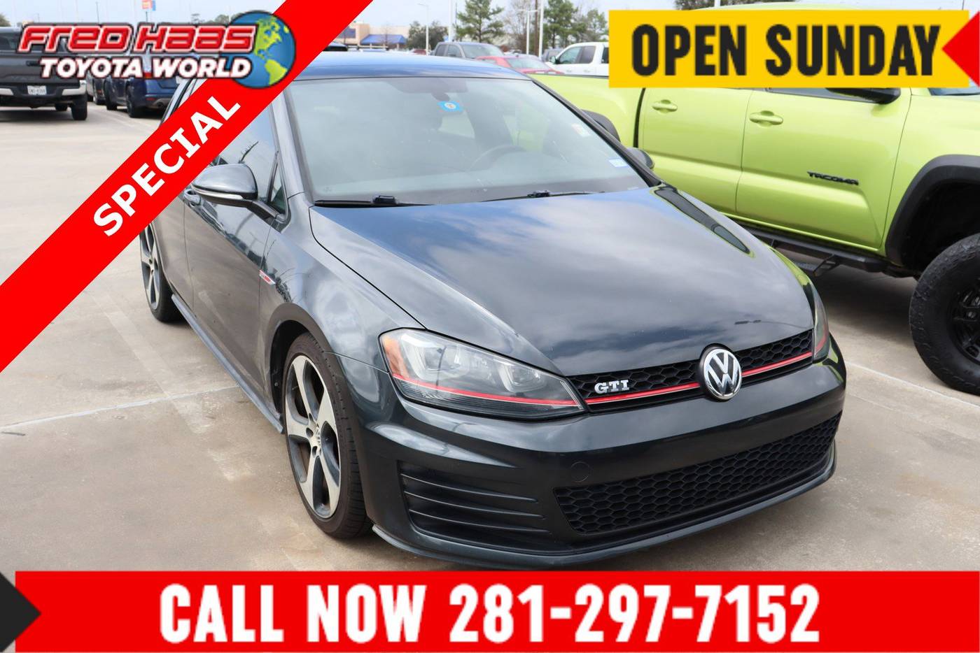 2015 Volkswagen Golf GTI S — Hatchback — 91,482 mi — Spring, TX