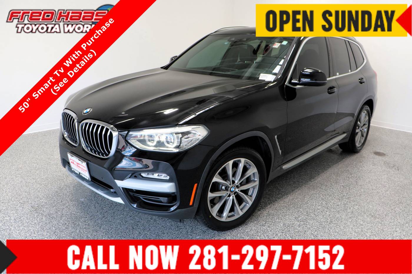 2019 BMW X3 30i — SUV — 112,322 mi — Spring, TX