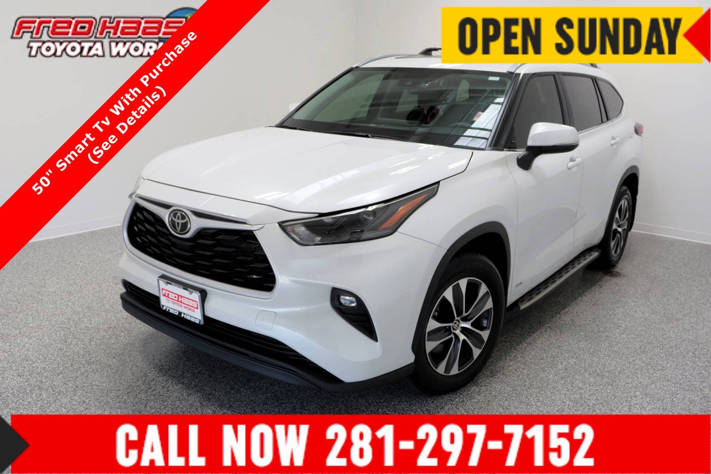 2025 Toyota Highlander Hybrid XLE — SUV — 18,583 mi — Spring, TX