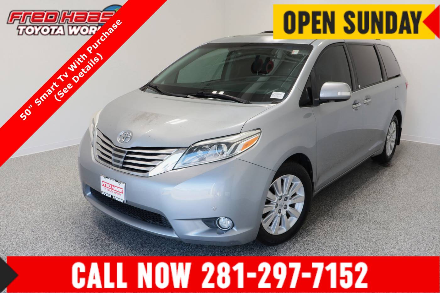 2016 Toyota Sienna Limited Premium — Minivan — 103,534 mi — Spring, TX