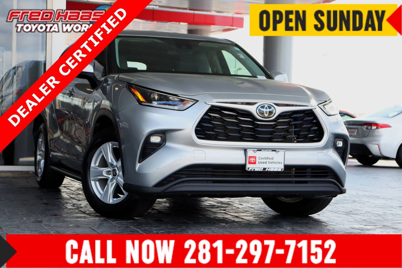 2021 Toyota Highlander LE — SUV — 38,039 mi — Spring, TX