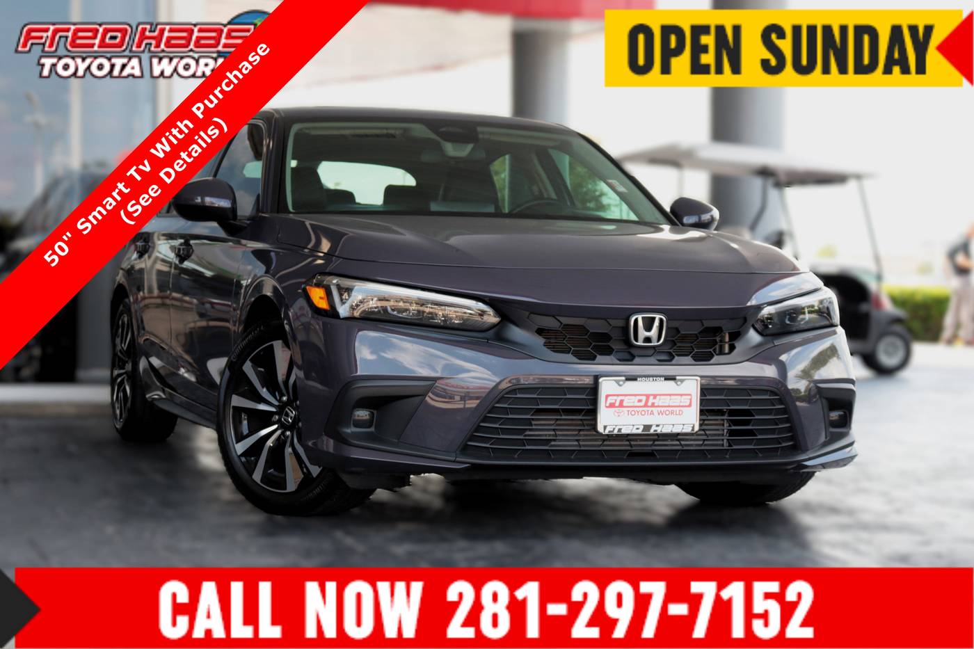 2024 Honda Civic EX-L — Hatchback — 9,142 mi — Spring, TX