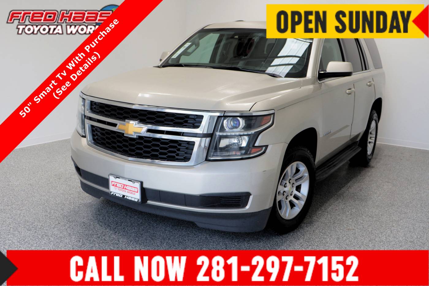 2015 Chevrolet Tahoe LT — SUV — 140,976 mi — Spring, TX
