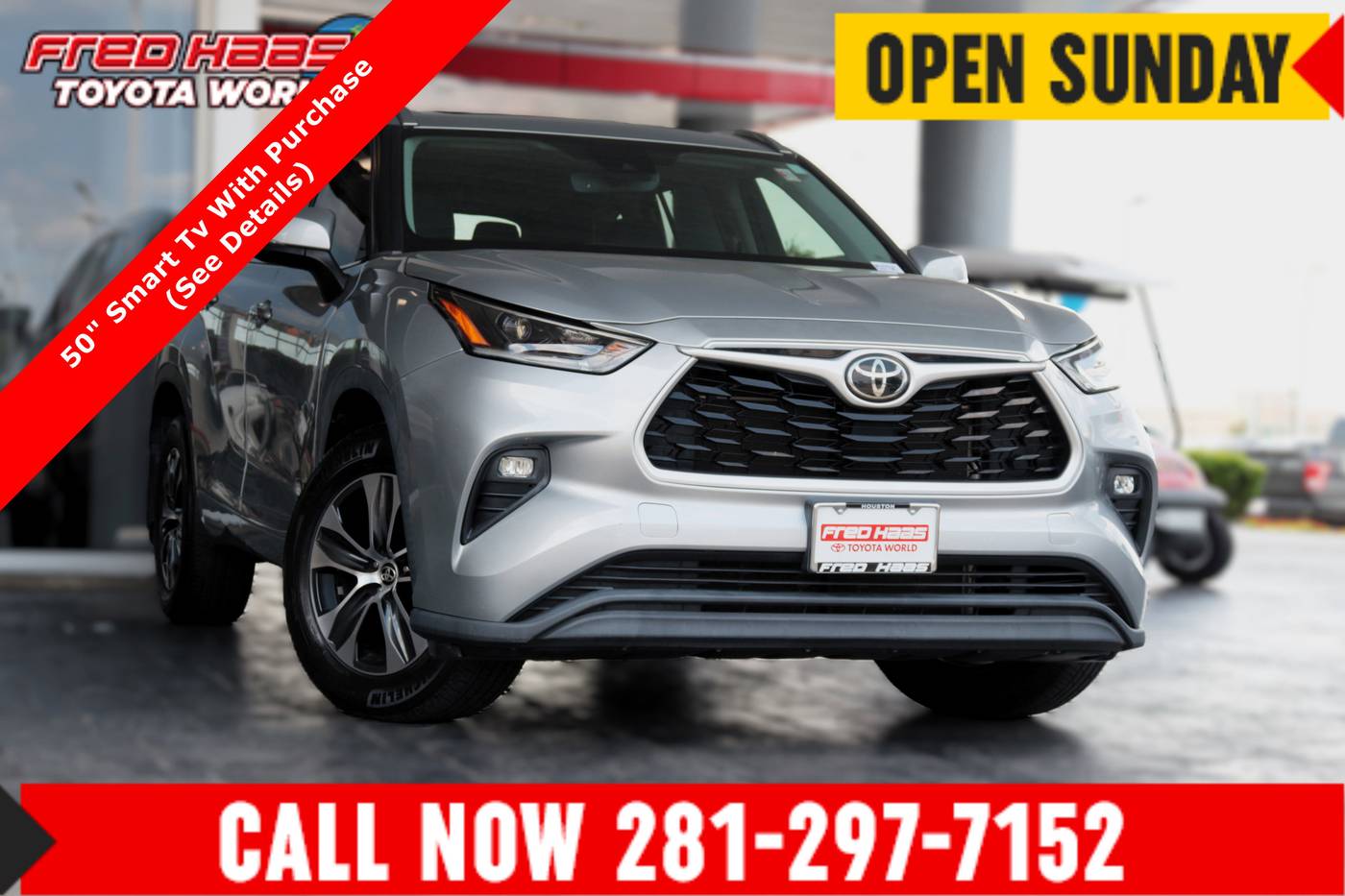 2021 Toyota Highlander XLE — SUV — 43,906 mi — Spring, TX