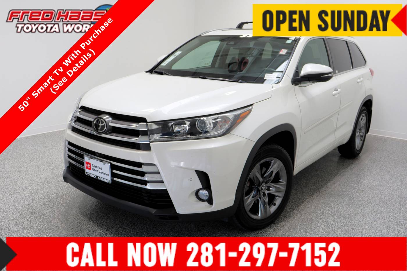 2018 Toyota Highlander Limited — SUV — 81,289 mi — Spring, TX