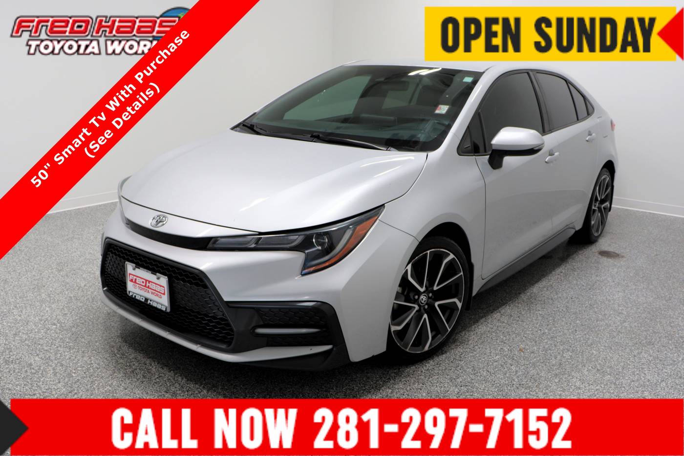 2021 Toyota Corolla SE — Sedan — 74,785 mi — Spring, TX