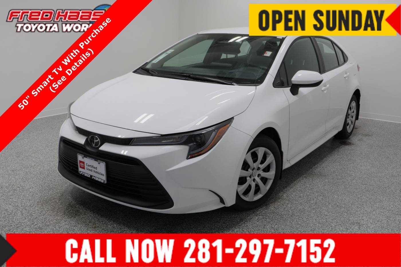 2025 Toyota Corolla LE — Sedan — 5 mi — Spring, TX