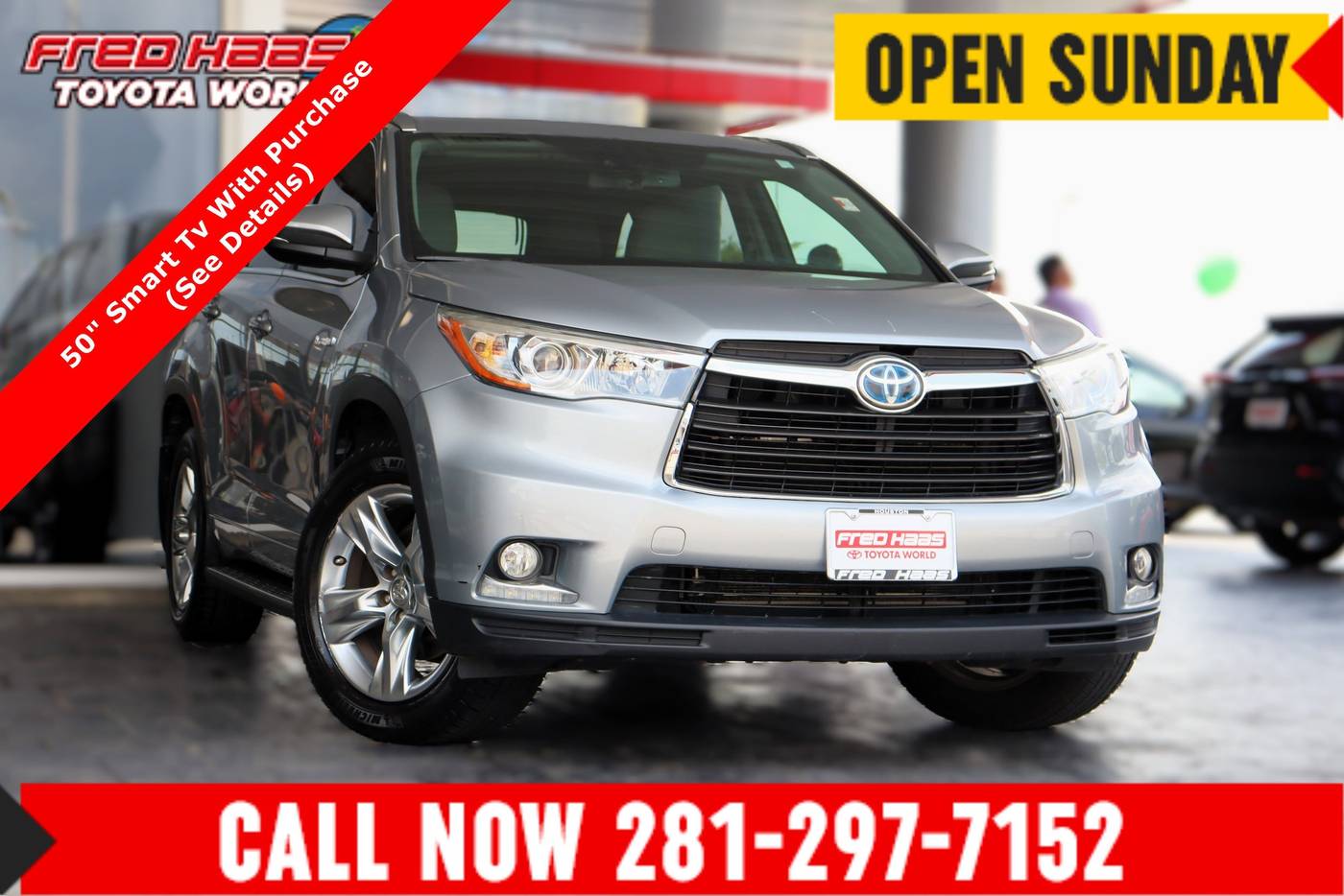 2015 Toyota Highlander Hybrid Limited — SUV — 118,708 mi — Spring, TX