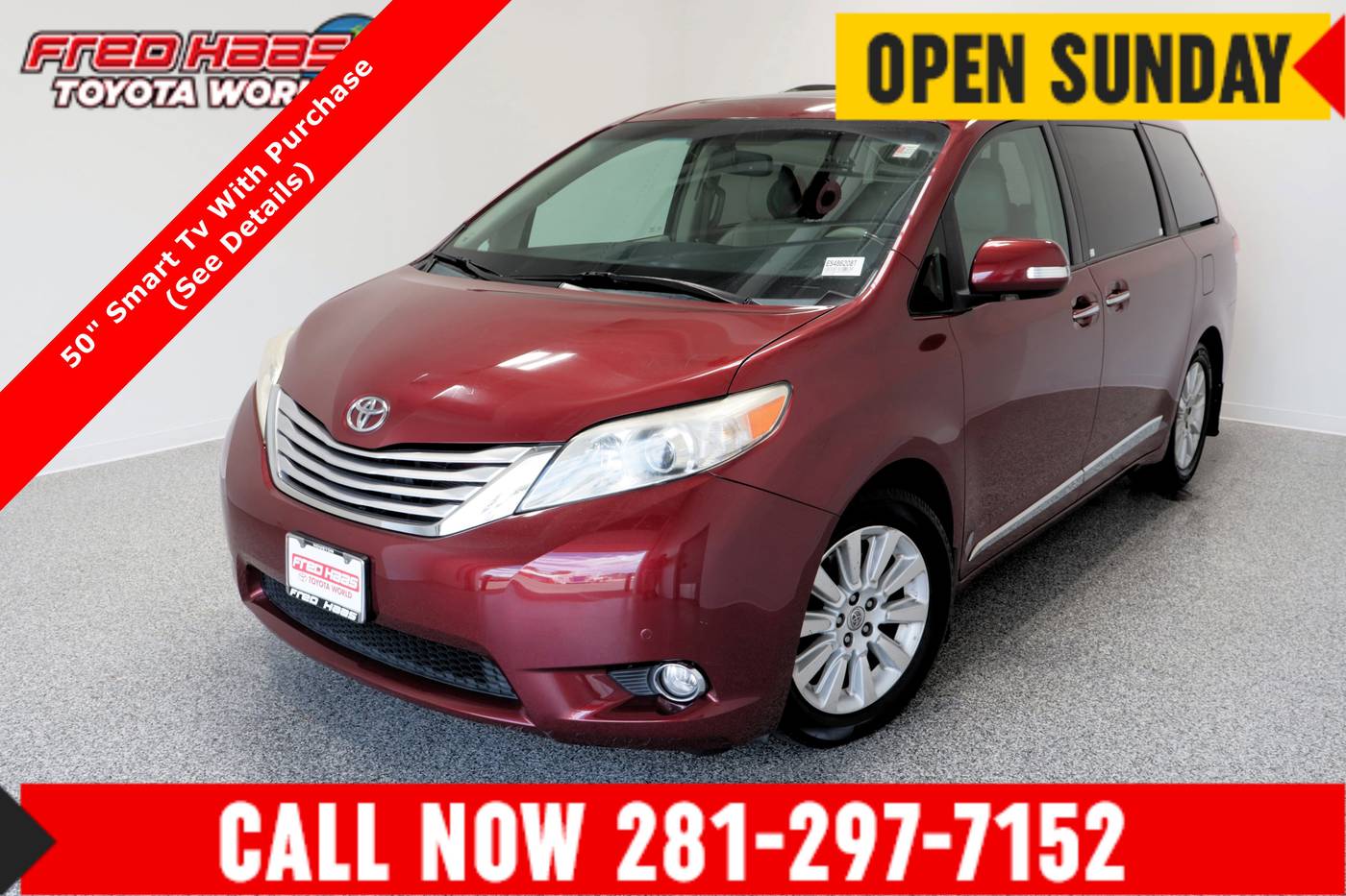 2014 Toyota Sienna Limited — Minivan — 103,493 mi — Spring, TX