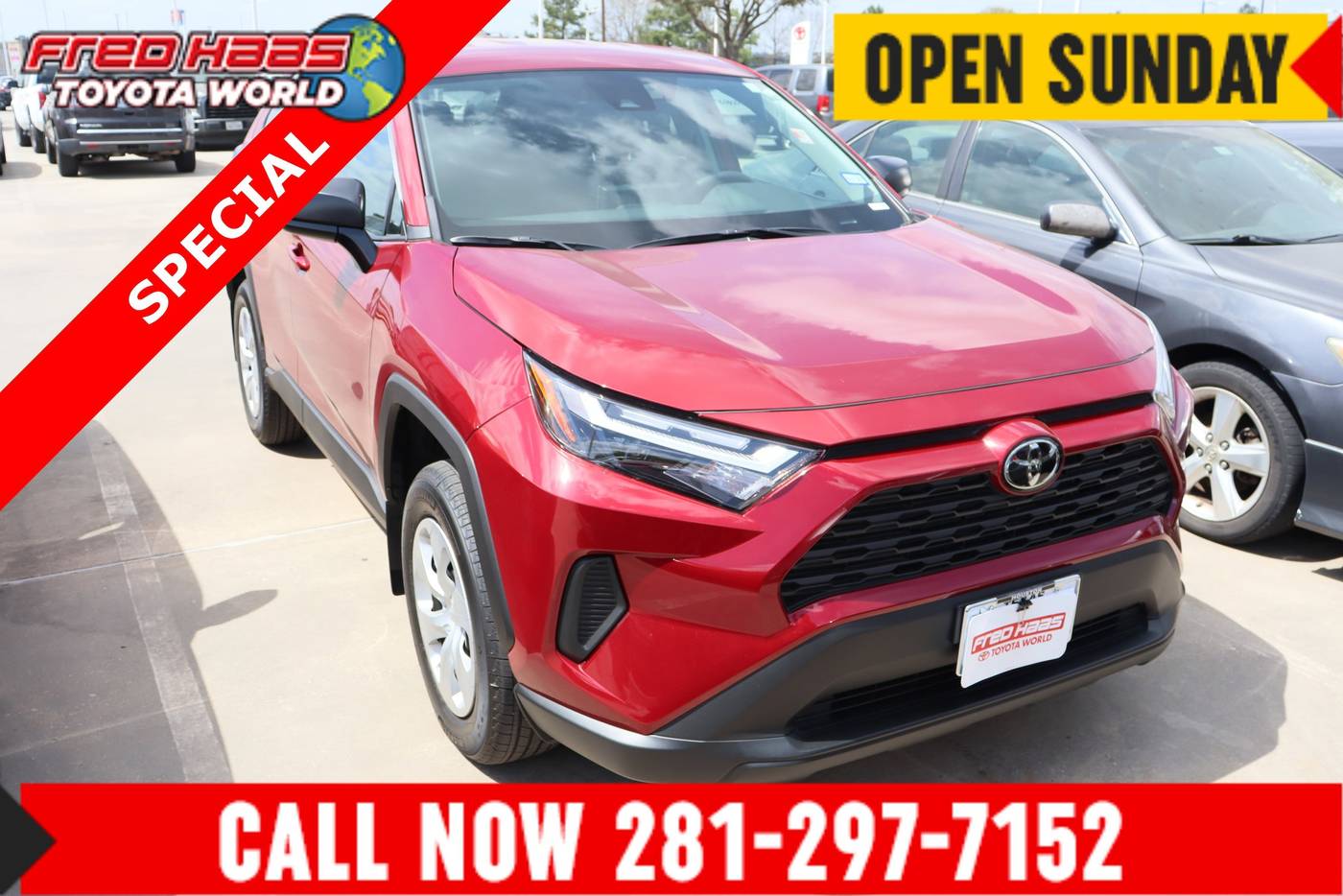 2025 Toyota RAV4 LE — SUV — 599 mi — Spring, TX