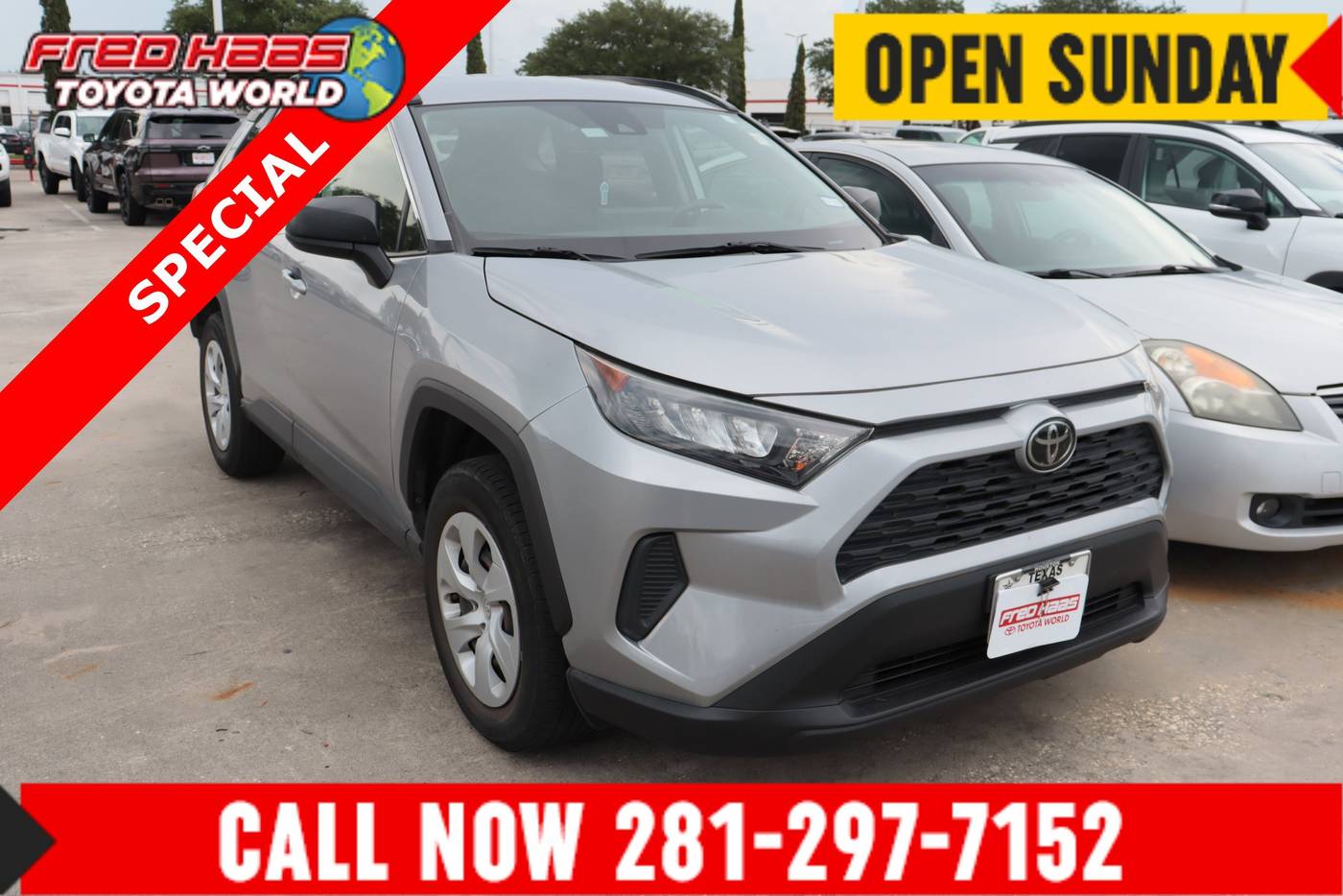 2019 Toyota RAV4 LE — SUV — 72,415 mi — Spring, TX