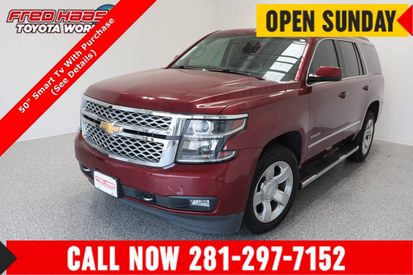 2018 Chevrolet Tahoe LT — SUV — 125,304 mi — Spring, TX