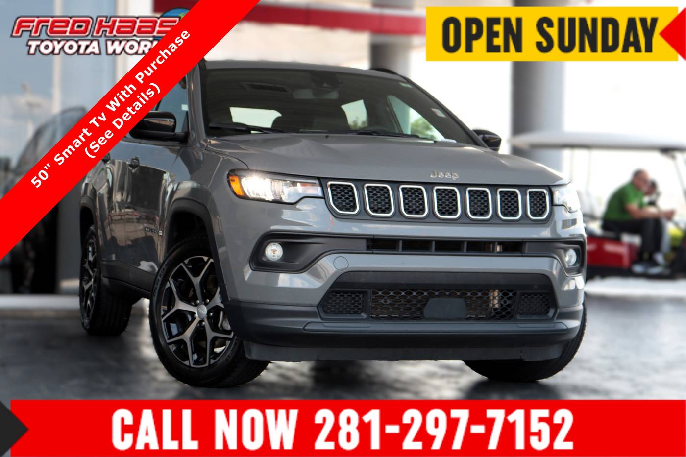 2024 Jeep Compass Latitude — SUV — 55,270 mi — Spring, TX