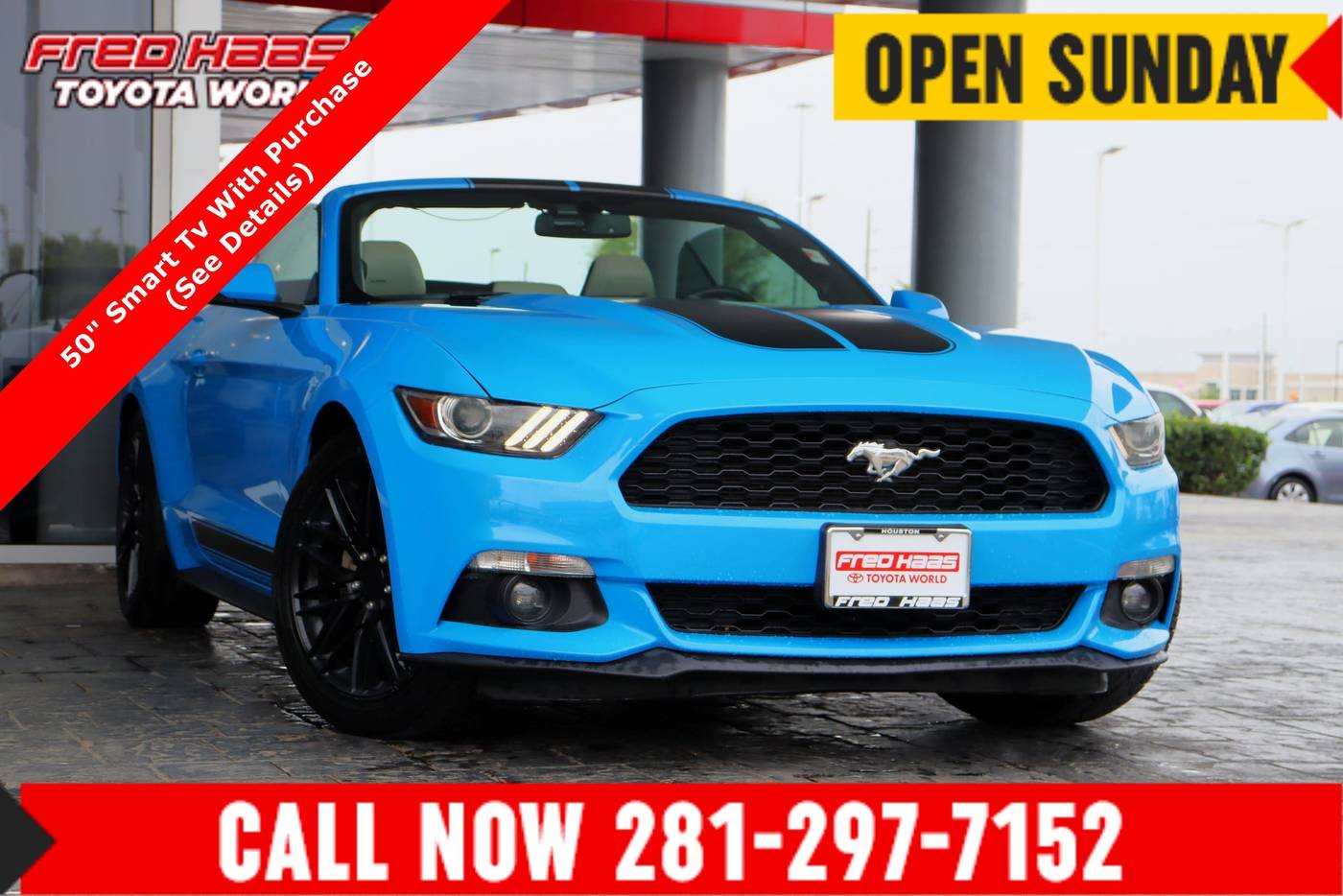 2017 Ford Mustang EcoBoost Premium — Convertible — 86,186 mi — Spring, TX