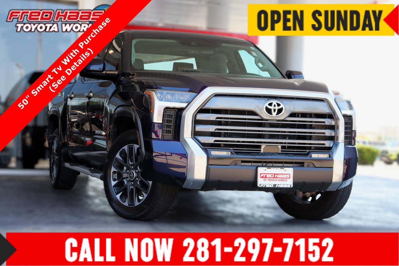 2023 Toyota Tundra Limited — Pickup Truck — 12,116 mi — Spring, TX