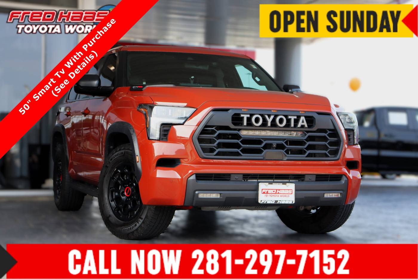 2024 Toyota Sequoia TRD Pro — SUV — 62,950 mi — Spring, TX