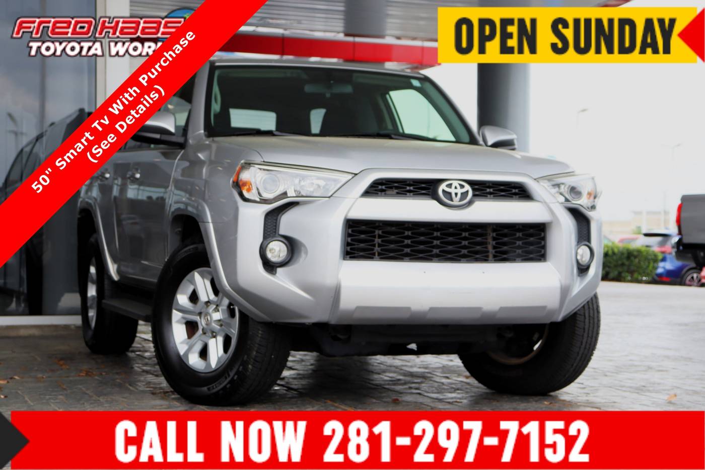 2018 Toyota 4Runner SR5 — SUV — 105,872 mi — Spring, TX