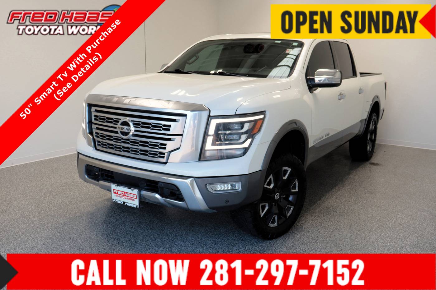 2020 Nissan Titan Platinum Reserve — Pickup Truck — 119,722 mi — Spring, TX