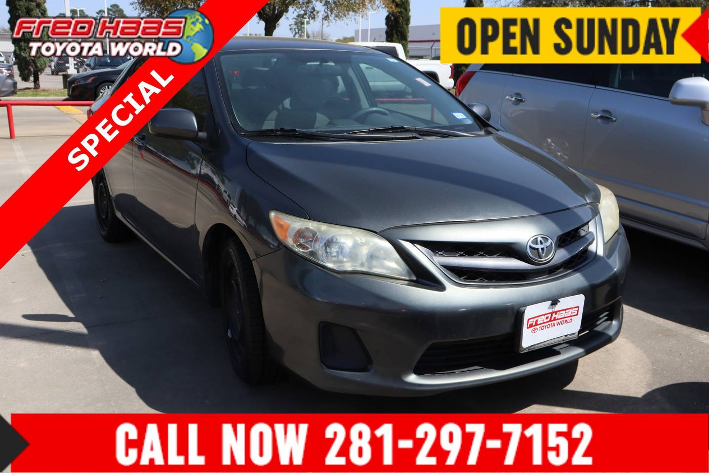2012 Toyota Corolla LE — Sedan — 133,302 mi — Spring, TX