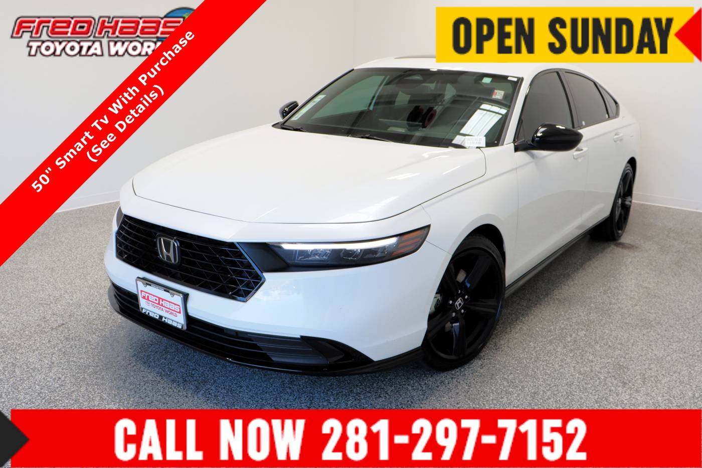 2025 Honda Accord Hybrid Sport-L — Sedan — 28,701 mi — Spring, TX
