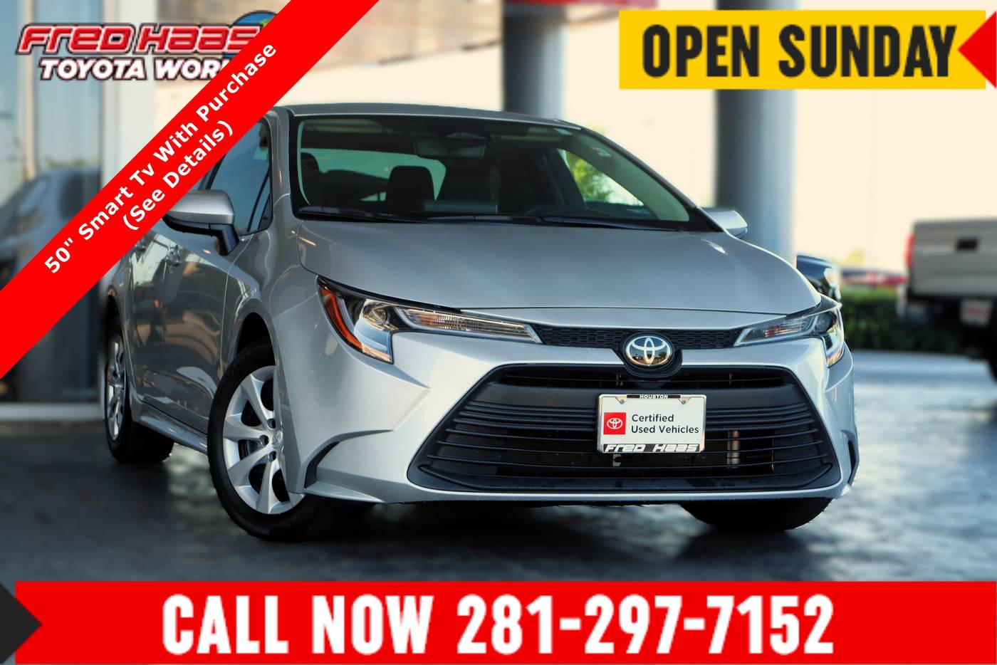 2024 Toyota Corolla LE — Sedan — 10,623 mi — Spring, TX