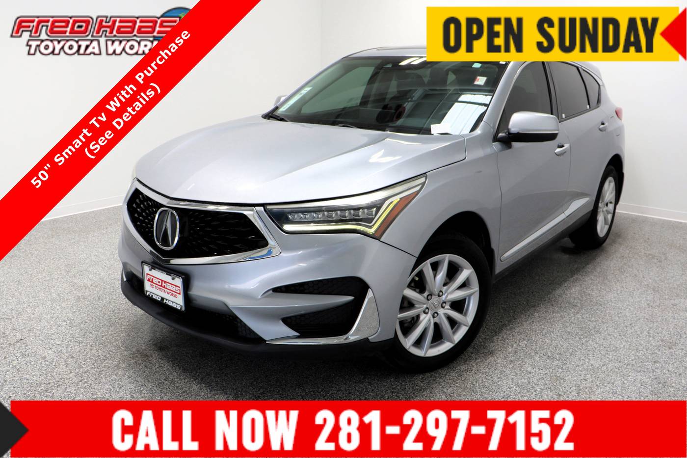 2019 Acura RDX Base — SUV — 61,224 mi — Spring, TX