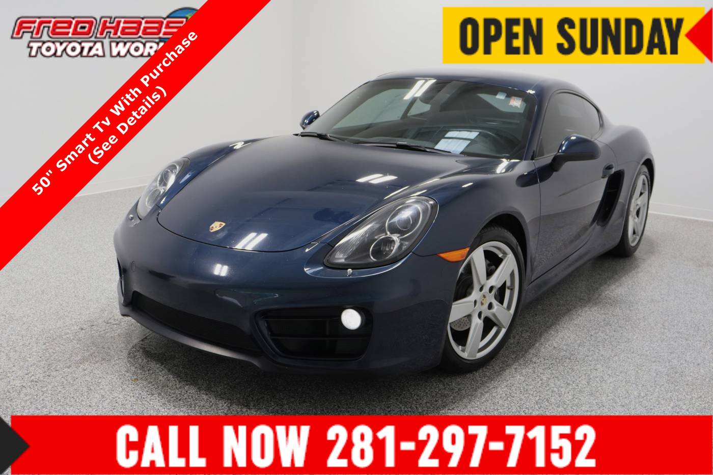2014 Porsche Cayman Standard — Coupe — 92,704 mi — Spring, TX