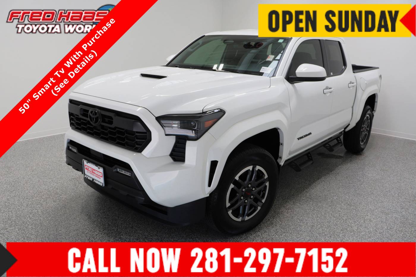 2024 Toyota Tacoma SR5 — Pickup Truck — 6,077 mi — Spring, TX