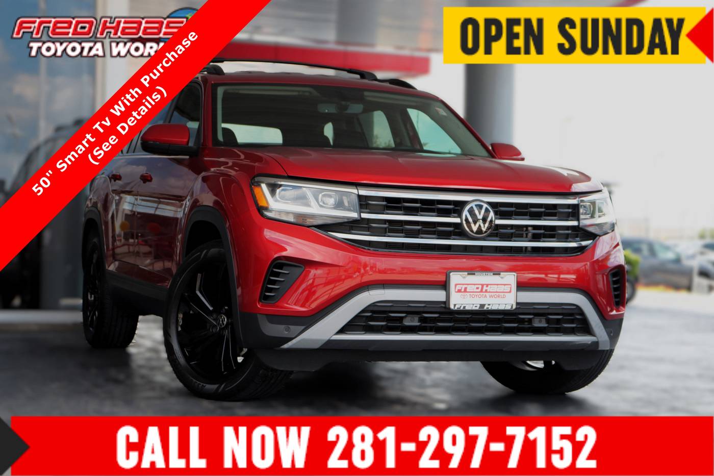 2023 Volkswagen Atlas SE with Technology — SUV — 27,769 mi — Spring, TX