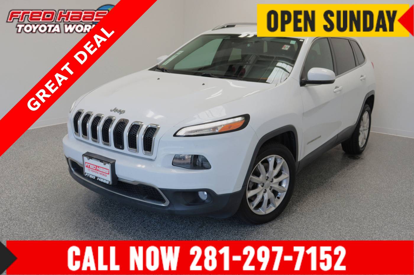 2016 Jeep Cherokee Limited — SUV — 140,339 mi — Spring, TX